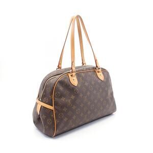 Louis Vuitton Montorgueil Shoulder Bag Canvas Leather Monogram Brown